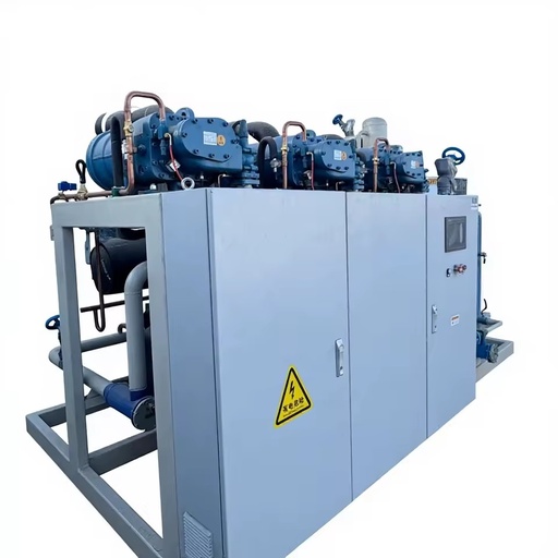 Fusheng Industrial Screw Compressor Unit Pump PLC Controlled Energy Saving Automatic Features Long Service Life Cold Room