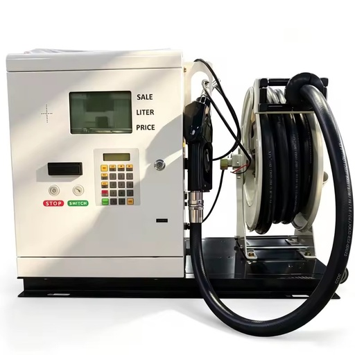 Factory Low Price Petrol Service Equipment 12v 24v Mini Portable Fuel Dispenser with 15m 20m 25m Fuel Hose for Tank Turck
