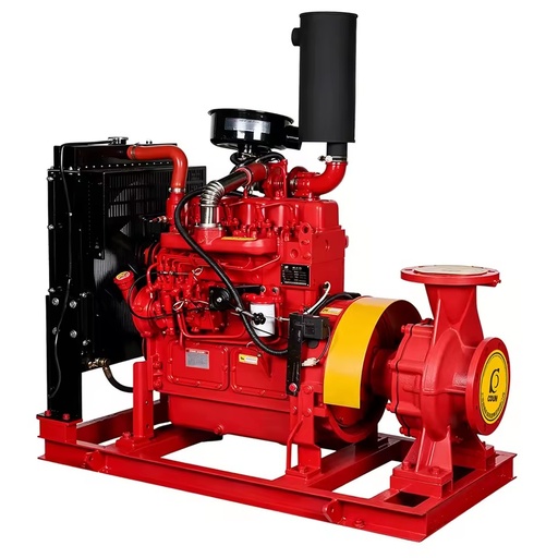 High-Pressure Building Fire Fighting Pumps Single Stage Horizontal End Suction DC Electric Motor OEM Customizable Iron Material