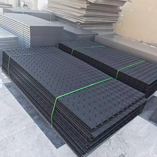 Heavy Duty 4x8 ft HDPE Ground Protection Mat Temporary Road Mat for Construction & Heavy Equipment