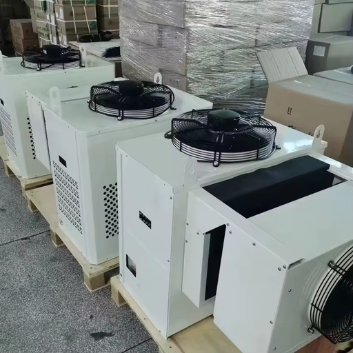 Sanyo DC Inverter 3HP Air Cooled Energy Saving Refrigeration Unit with Engine & Motor for Cold Storage
