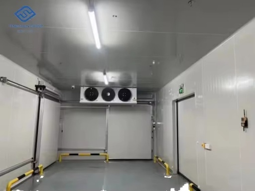 Modular Cold Storage Warehouse Project Energy Saving Inverter Quick Installation GMP Standard