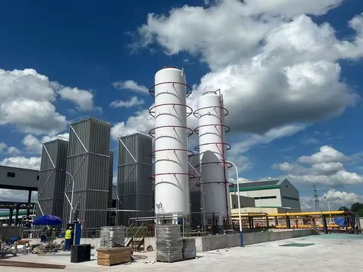 Complete City Gas Supply LNG Vaporization Station Energy Saving Features CE Certification for Municipal Pipeline Network Peak