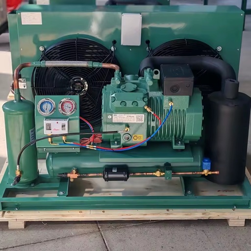 Made Energy Saving H-Type Condenser Unit with for Compressor and Motor for Cold Room