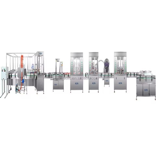 High Speed Electric Full Automatic Aerosol Filling Production Line 6000 Cans/Hour for 200ml Fabric Wedding Spray