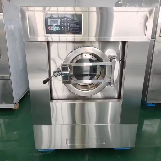 Factory Supply Heavy Duty Stainless Steel Fully Automatic Industrial Washer Dryer Combo 30KGS Self-Cleaning for Commercial Use
