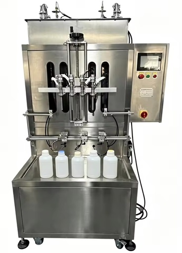 Automatic Magnetic Pump Filling Machine BGZ-4A for Plastic/Metal/Glass Bottles 10-25000ML Capacity Electric Pneumatic