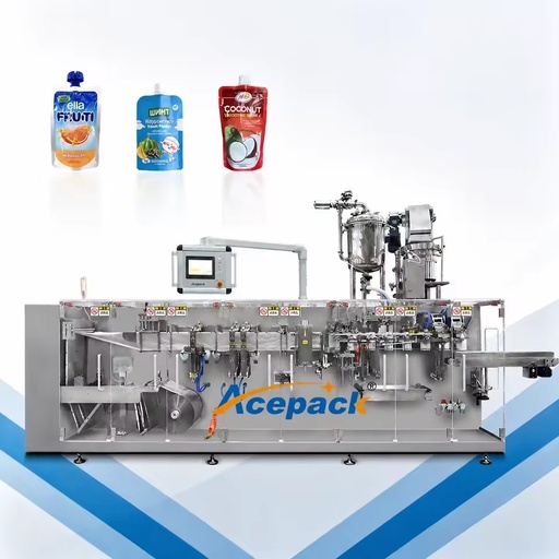 High-Accuracy Automatic Top Spout Stand-up Pouch Packaging Machine for Filling Coffee Pepper Food Factories