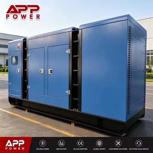 Intelligent Silent Diesel Generator Digital Control Panel Overheat Protection Low Vibration for Telecom Tower Power