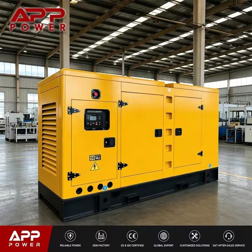 High Efficiency Silent Diesel Generator 1500RPM Stable Speed Anti Corrosion Shell 2-Year Warranty for Warehouse Use