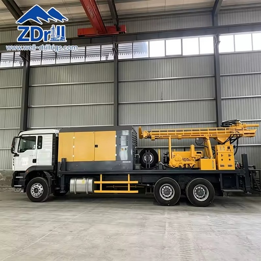 Factory Supply ZDT600 High Pressure Durable Truck Water Well Drilling Support Size & Configuration Customization