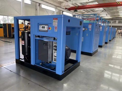 50Hz 60Hz Optional Fixed Speed Screw Compressor Global Use Fixed Frequency Air Compressor Factory Customization