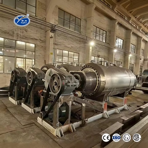 ZKG Industrial Heavy Duty Rotary Vacuum Rake Dryer High Efficiency Stainless Steel Vacuum Harrow Dryer