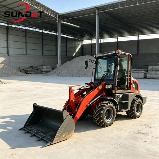 4WD Compact Telescopic Wheel Loader Negative Braking For Unlevel Farmland Quarry Pit And Construction Yard