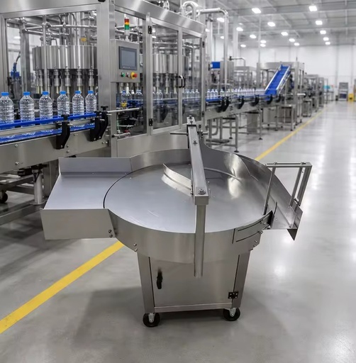 GP-0A Automatic High-Accuracy Bottle Feeding Turntable Plastic Glass Bottle Unscrambler Feeder Table Water Beverage Filling