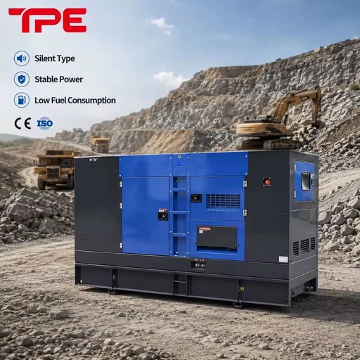 Water Cooling Silent Diesel Generator 3 Phase Output Generator Set EU Stage V All Weather Design for Off-grid Power Supply
