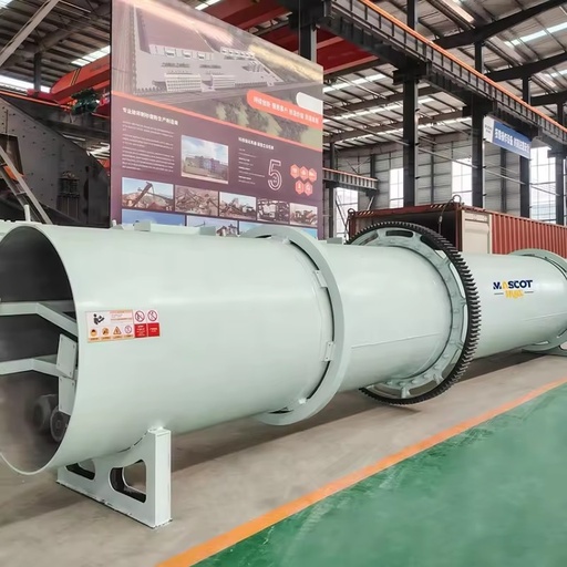 Industrial Rotary Dryer Machine Large Capacity Energy Saving Drying Equipment 30TPH Drum Dryer for Manufactured Sand River Sand