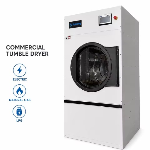 Automatic Commercial Dryer Machine for Laundry Industrial Laundry Equipment with Gas and Electric Heating Options