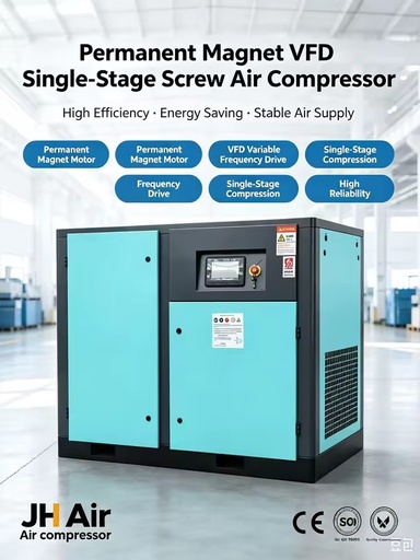 3bar 4bar 5bar PM VFD Rotary Screw Air Compressor AD Model Low Pressure Industrial Compressor