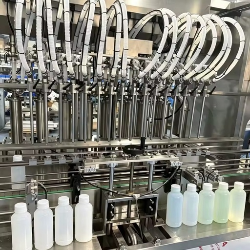 Automatic Piston Filling Machine HSGZ-16A for Viscous Liquid Sauce & Beverage Plastic Glass Bottle Filler 100-5000ML