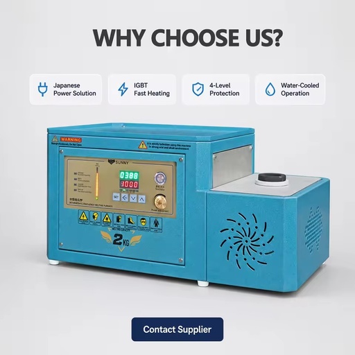 Gold Smelter Supplier 1kg Portable Mini Induction Melting Furnace Electric Digital Control Jewelry Casting Equipment Direct