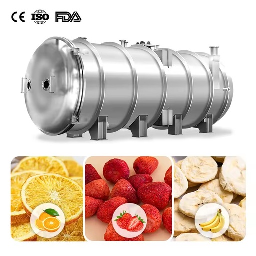 Industrial Automatic Commercial Freeze Dryer 3000kg SUS304 220V/380V for Pet Food Fruits Vegetables Meat