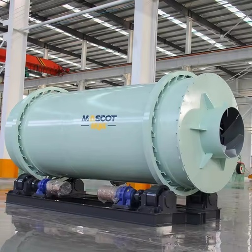 Triple Pass Dryer Three Drum Rotary Drying Machine Compact Design Energy Saving Equipment for Kaolin Clay