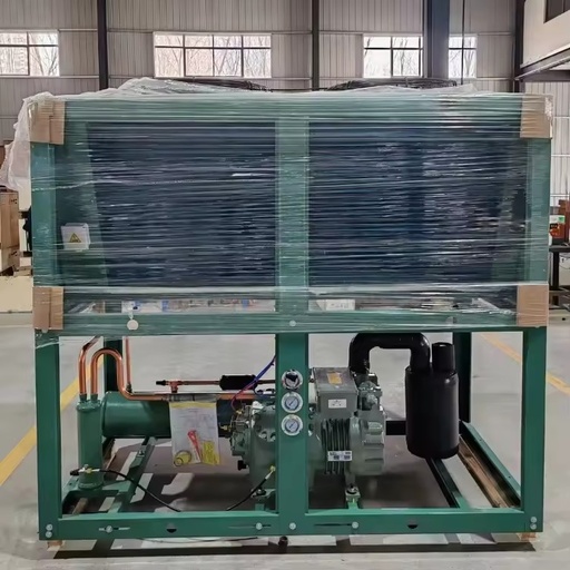 V Type Condensing Unit with for Bitzer Compressor Energy Saving & Automatic Blast Freezer Equipment for Cold Room