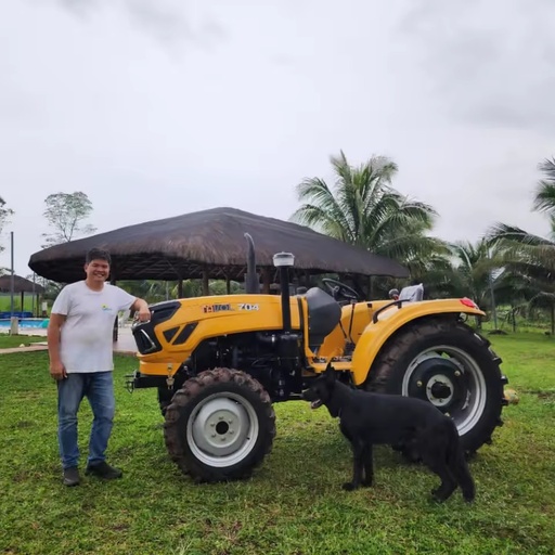 50HP 4WD Agricultural Wheel Mini Farm Tractor Gear Drive 8+2 Shuttle Shift Compact Farm Machinery for Multi Scenario Field Work