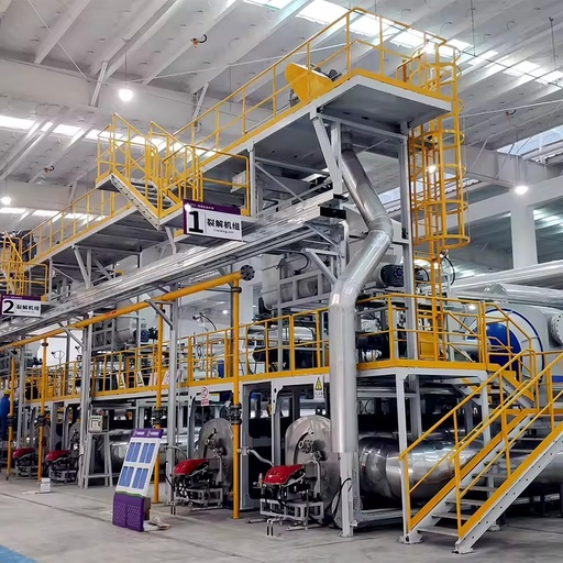 Industrial Continuous Waste Tire & Rubber Treatment Machinery Energy-Wise Waste to Energy Equipment