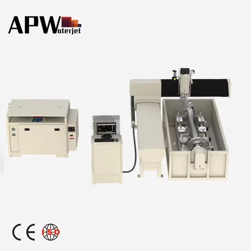APW Waterjet Cutting Machine Stone Stainless Steel Tube Cnc Metal Waterjet Cut Machines 2025 Best High Speed WaterjetCutters
