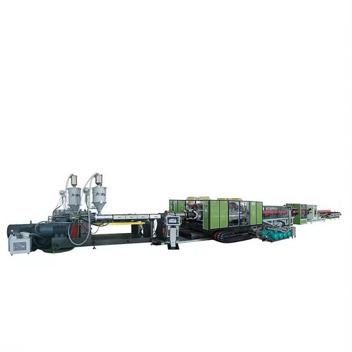 for Single-screw HDPE PP PVC Horizontal Type Double Wall Corrugated Pipe Extrusion Line with 38:1 L/D Ratio