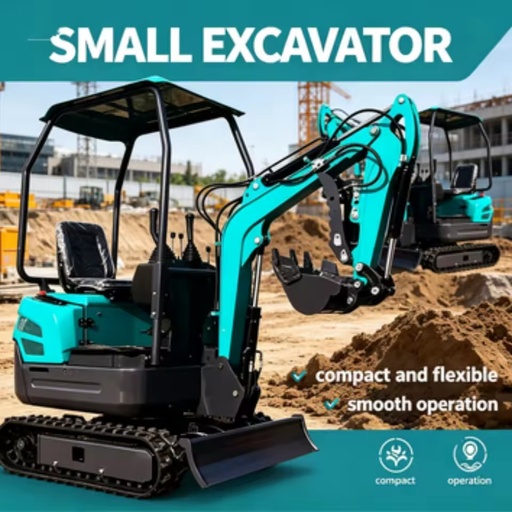 ME15 Crawler Excavator 2775mm Total Length 2300mm Total Height High Load Moment Motor for Convenient Transportation Field