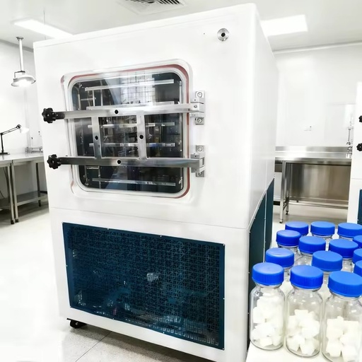 Laboratory Freeze Dryer for Beauty Products & Food Processing Automatic Lyophilizer Machine SUS304 Stainless Steel Energy Saving