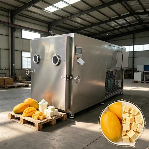 Industrial Large Capacity Stainless Steel Vacuum Freeze Dryer Lyophilizer Machine High Energy Saving GX Brand Food Processing
