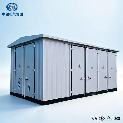 Custom Size Three Phase Box Type Substation High Voltage Kiosk for Factory Workshop Temporary Industrial Power Supply Layout