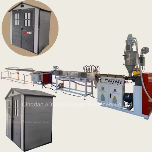 Single Screw Extruder PP Board Production Equipment for Outdoor Pet Cabin Tool Shed Energy Saving Design