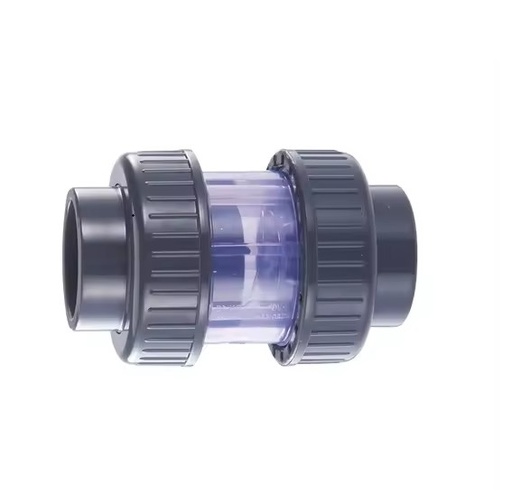 Transparent PVC Valve Transparent PVC Spring Ball Check Valve DN15-DN100