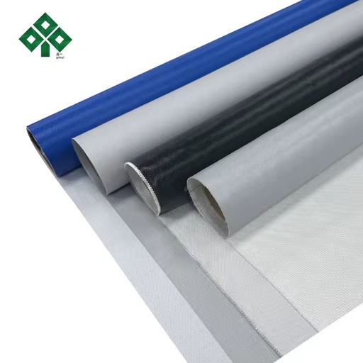 Durable Fireproof Silicone Coated Fiberglass Cloth for Manufacturing Plant and Building Heat Protection