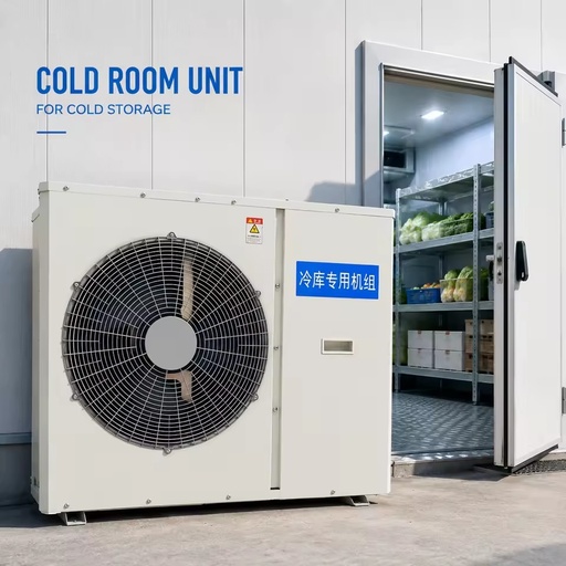 Monoblock Refrigeration Unit for Scroll Compressor Energy Saving Motor Eco-Friendly for Industrial Cold Storage Low