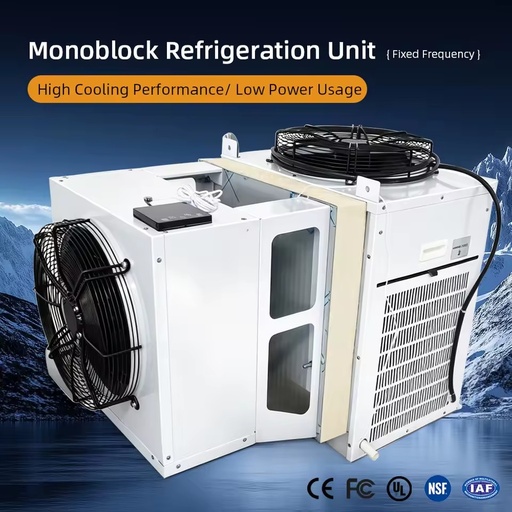 10HP Semi-Hermetic Low Temp R404A Condensing Unit for Cold Room Blast Freezer Fast Cooling Energy Saving CE OEM