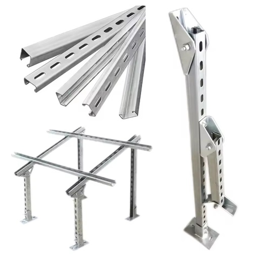 Galvanized Steel Zam310 S350GD Unistrut 41 X 21mm Light Duty Slotted Channel