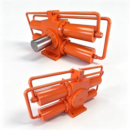 Double Rack and Pinion Rotary Cylinder High Torque 40/180° 16Mpa Pressure Rotary Cylinder Industrial Double Action Cylinders