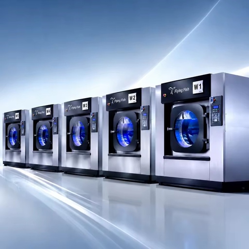 Industrial Laundry Washing Machine Automatic Washer Extractor for Healthcare Hotel Resort Commercial Laundry Equipment