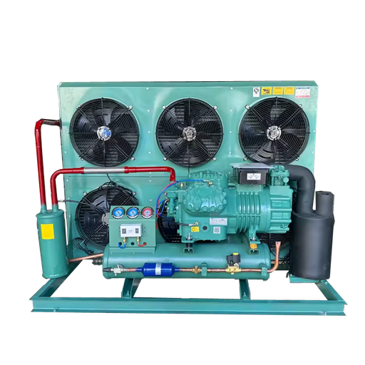 Energy Saving Easy Operate Automatic R410A Motor Air Cooled 380V 20-50 Ton Cooling Capacity Freezer Condensing Units for