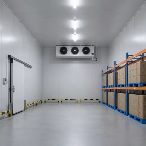 Commercial Large Walk in Cooler Cold Storage Room and Freezer Storage