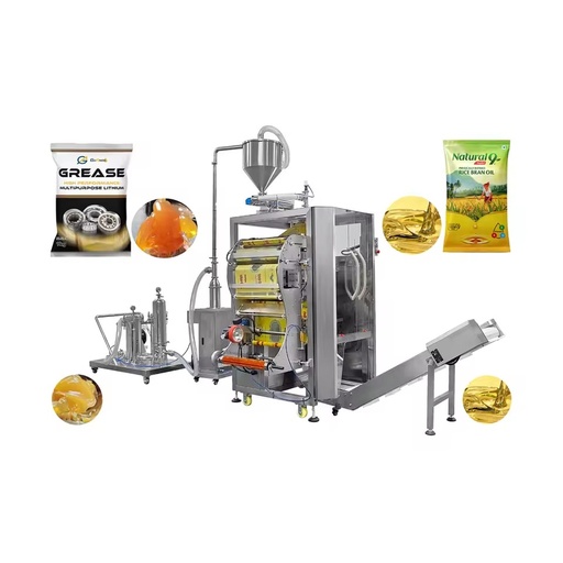 Sealing Coconut Engine Mustard Bottle Chili Sachet Pouch Palm Cooking Oil Packing Machine for Oil Liquid