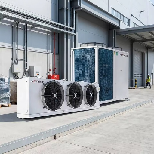 Air-Cooled Emerson Scroll Compressor Condenser Units Evaporators Large-Scale Cold Storage Refrigeration Equipment Energy Saving