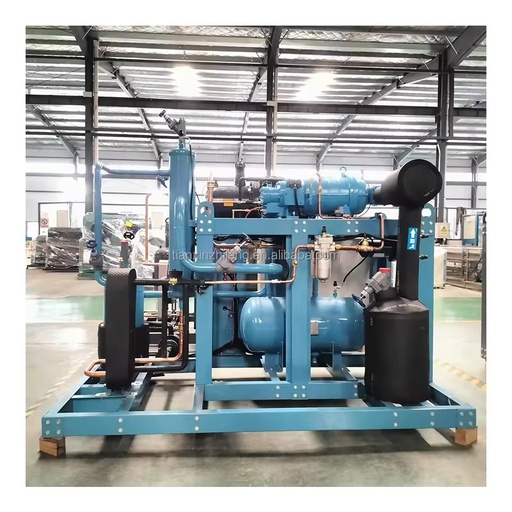 Energy-Saving Air Cooled Screw Condensing Unit for Commercial Meat & Seafood Frozen Storage Warehouses