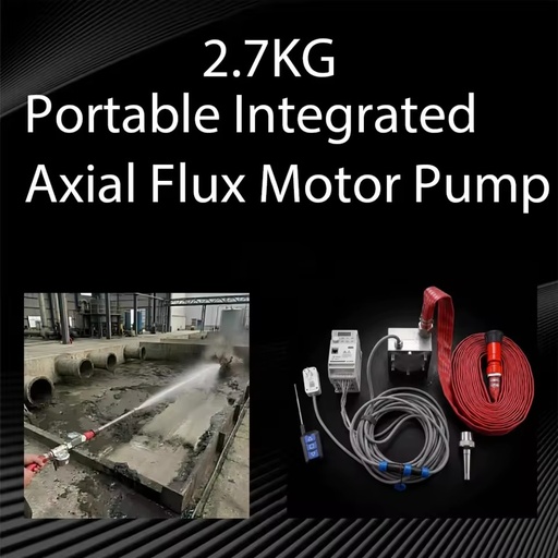 High Efficiency IPUM Axial Flux 65 Bar 2KW Portable Industrial Cleaning Electric High Pressure Washer Pump